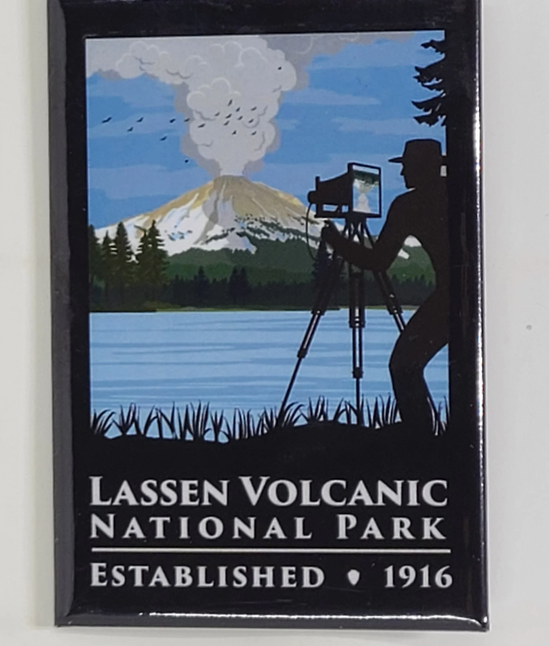 LVNP Centennial Magnet — Lassen Association | Peak Your Curiosity
